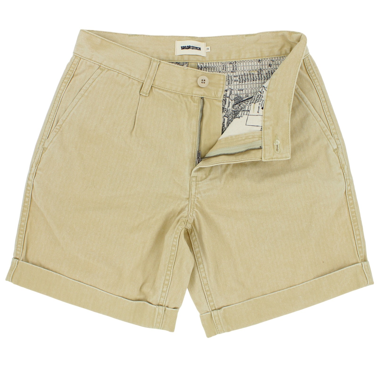 Taylor Stitch Men’s Matlow Short 100% Organic Cotton Vintage Dockside Style $98