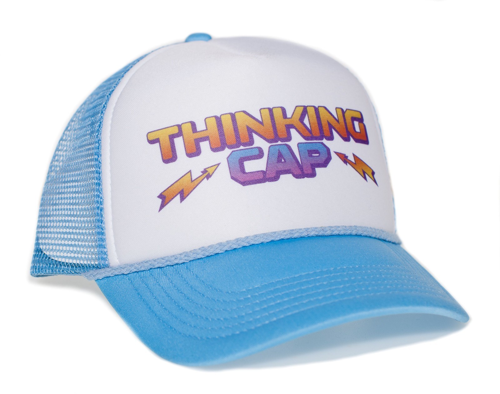 Thinking Cap Stranger Hat Things Adult Trucker Adjustable Snap Multi
