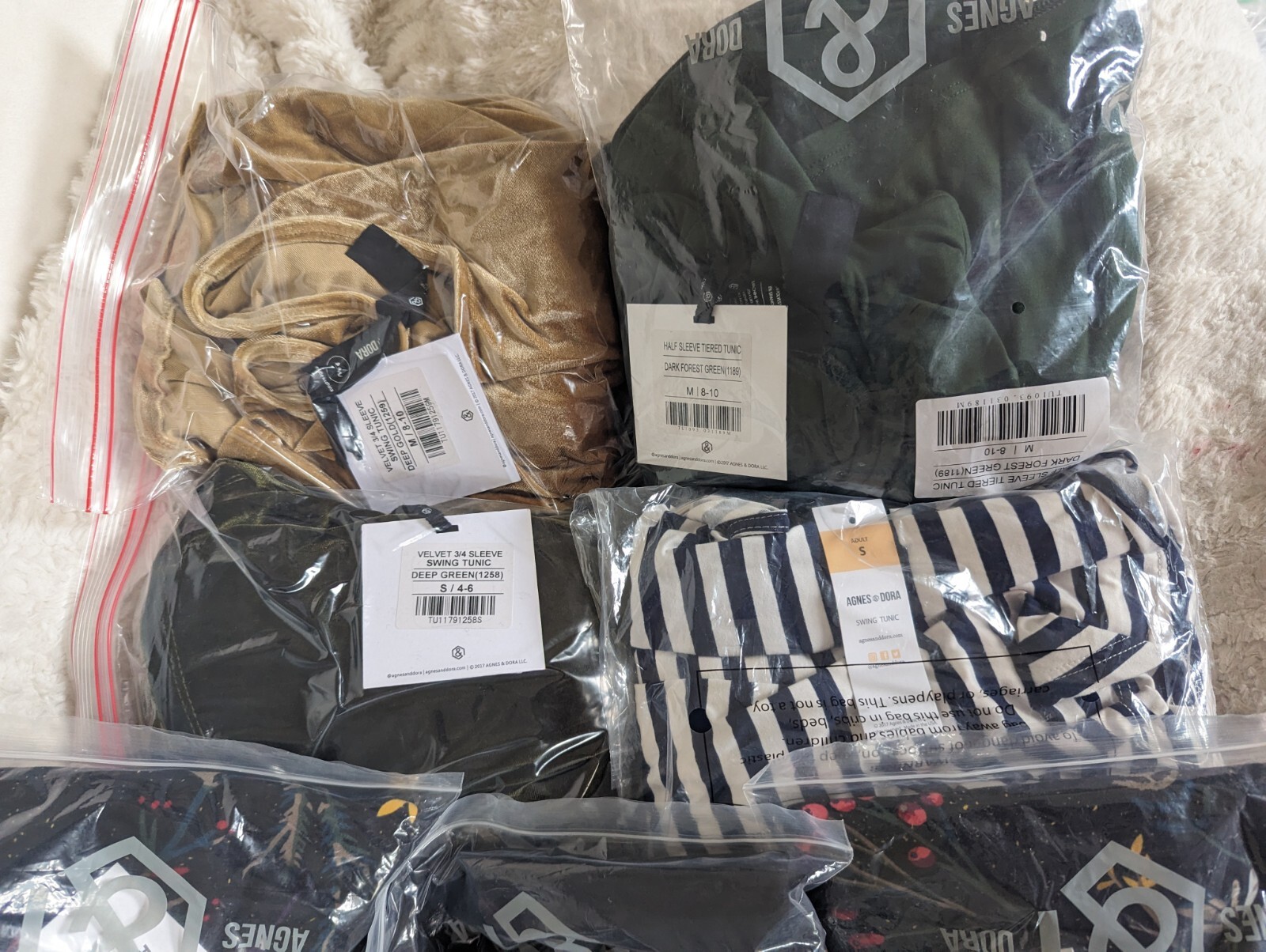 Agnes & Dora TUNICS Bundle LOT 21 Pieces NWT 💕 Sizes XS M L XL XXL RETAIL$800