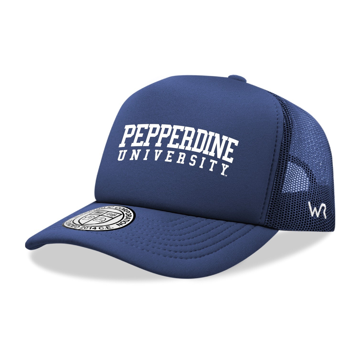 Pepperdine University Waves PU Trucker Mesh Snapback Game Day Hat
