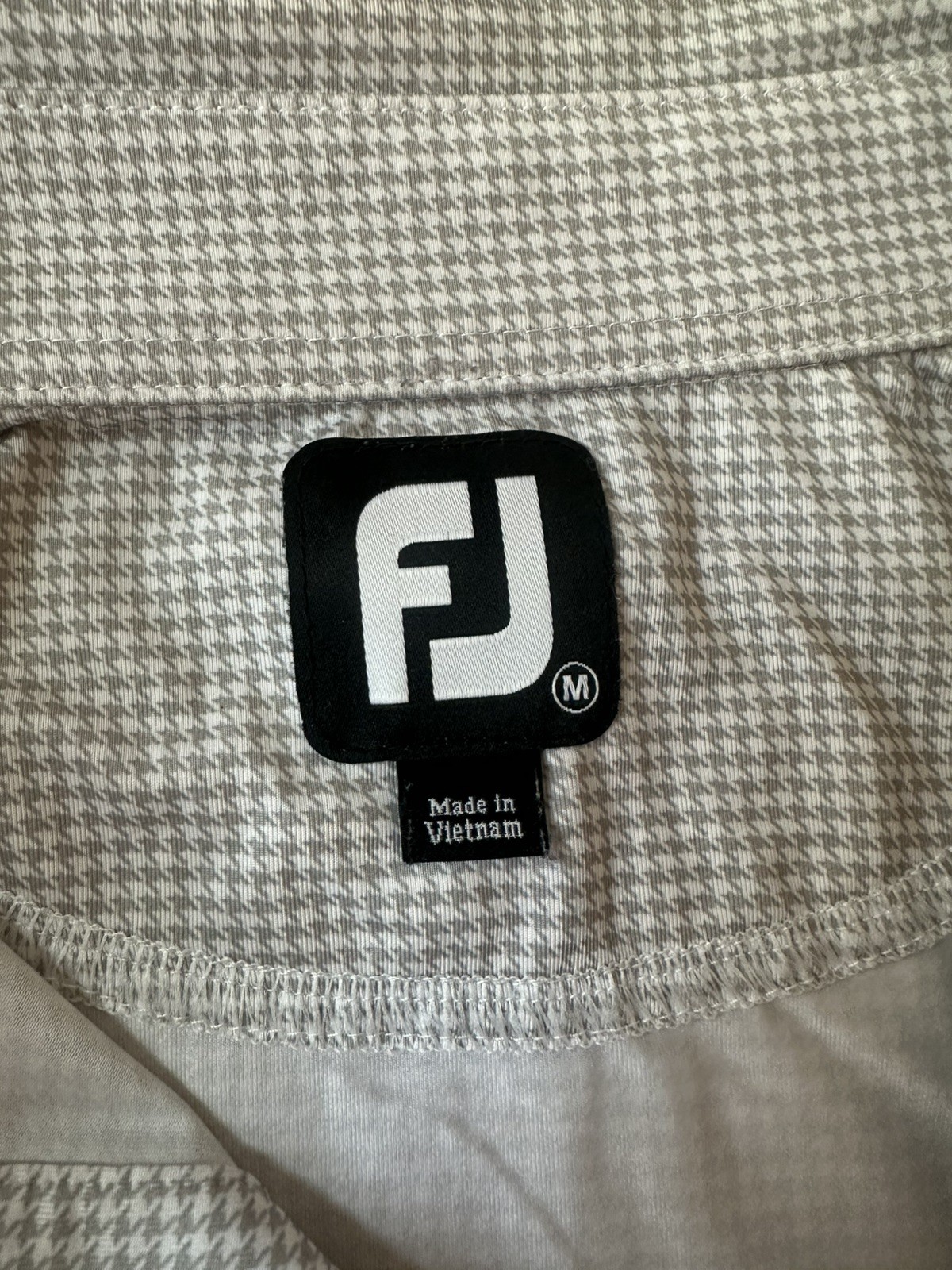 FootJoy Polo Shirt Mens Medium Gray Golf Performance Stretch Short Sleeve