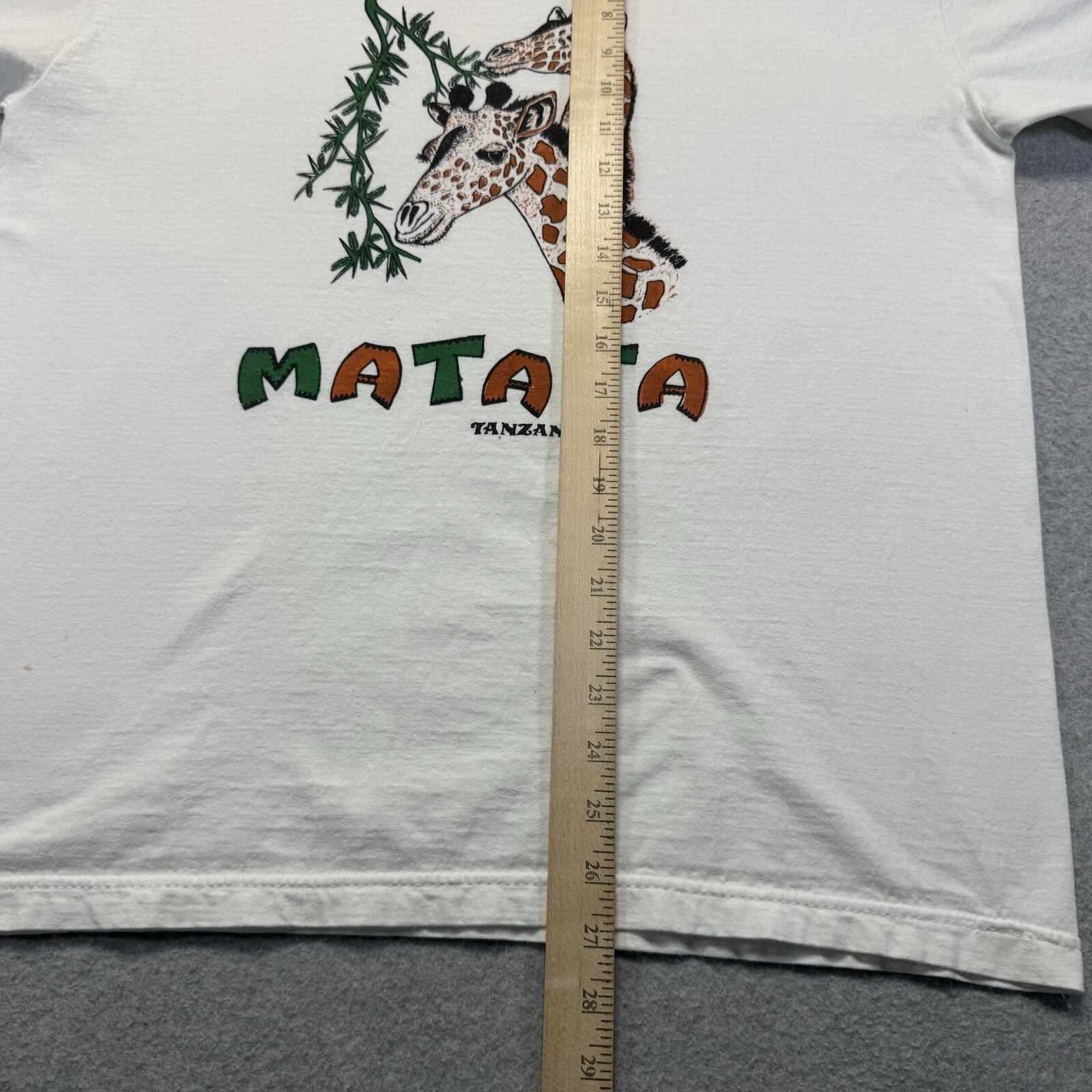 Hakuna Matada Shirt Adult Large White Movie Lion King No Worries Animated Mens