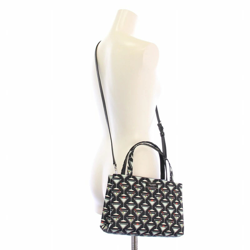 Used Kate Spade KATE SPADE Thumb Icon Martini Small Tote 2WAY Handbag Shoulder B