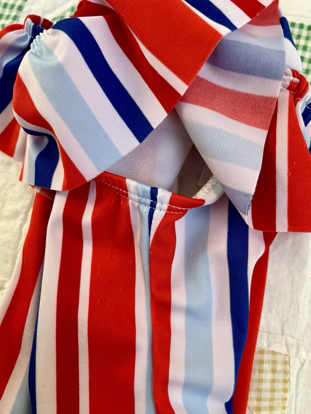 Cat & Jack Patriotic Striped One Piece Swimsuit 2T Fourth of July Toddler girls