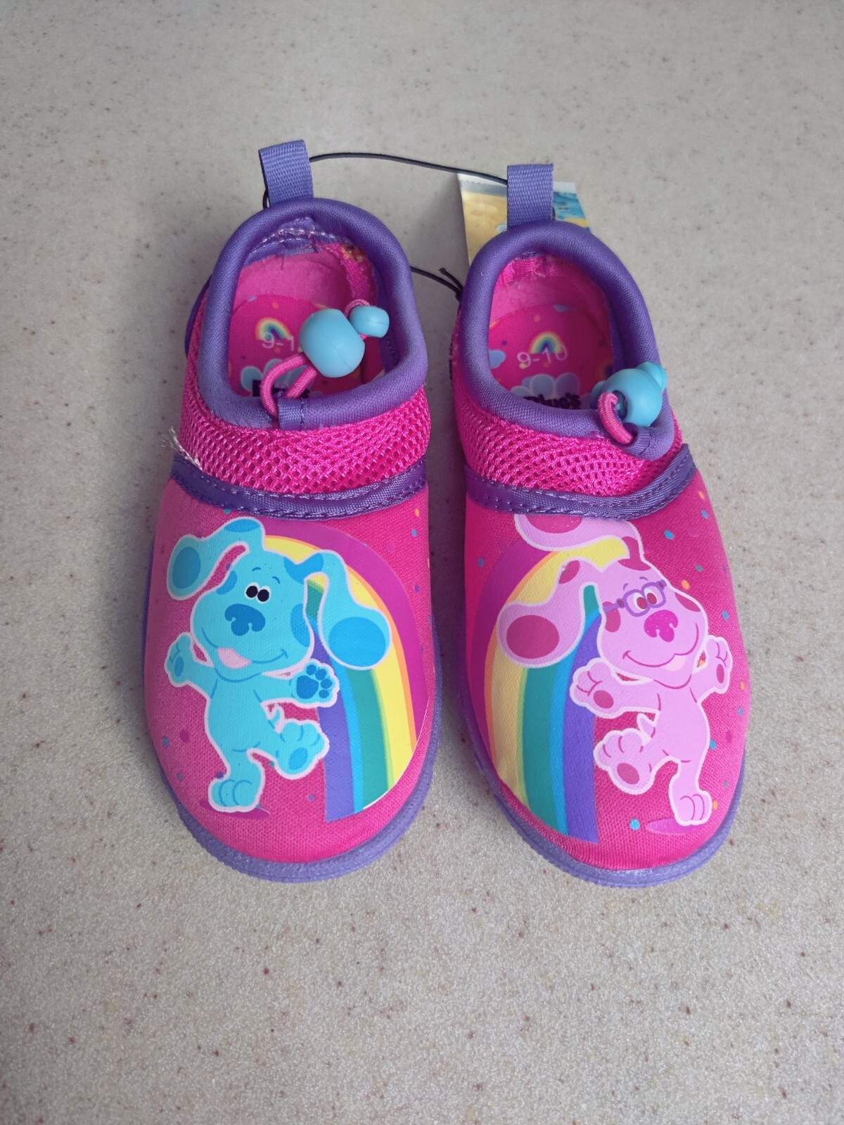 Toddler Girl Water Shoes Size 5/6 7/8 9/10 or 11/12 Blue’s Clues and Magenta