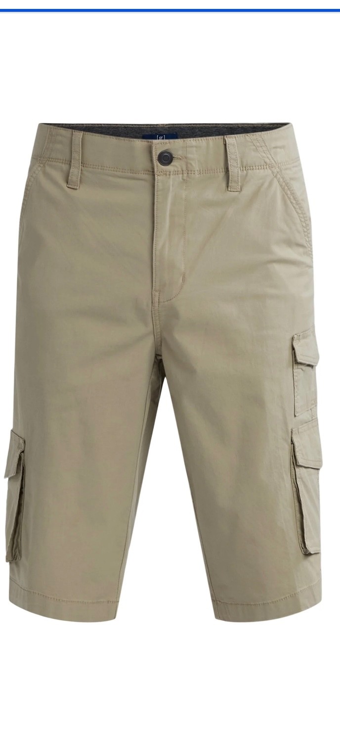 George Mens Relaxed Fit Messenger Cargo Shorts 14” inseam Size 32 34 36 38 40 42