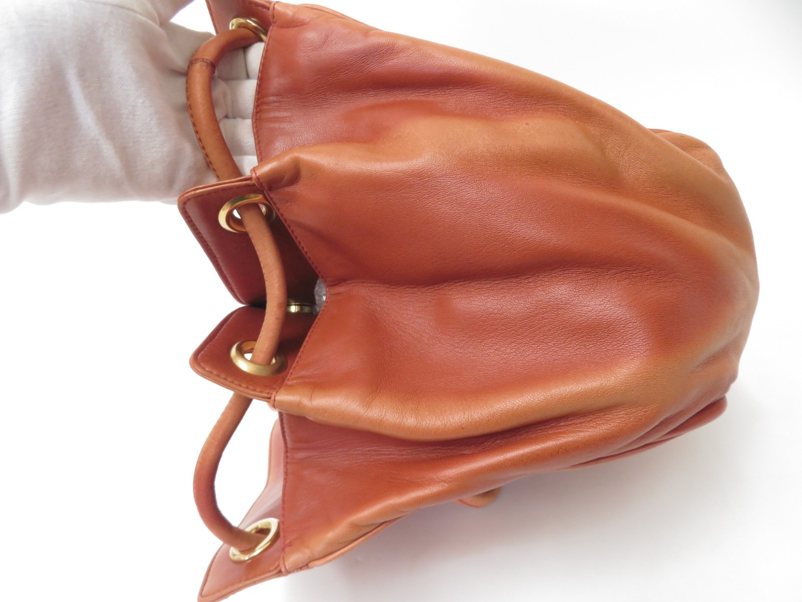 Authentic LOEWE Anagram Lambskin Nappa Leather Shoulder Bag S#53838