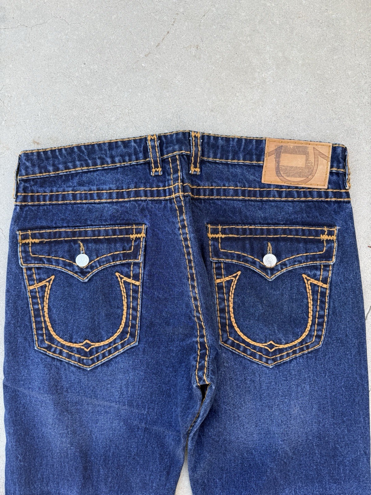 True Religion Good Stitched Straight Fit Jeans Size 38