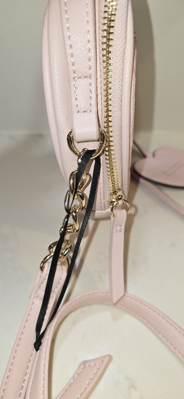Juicy Couture Precious Moments Heart Crossbody Bag Pink Clay NWOT