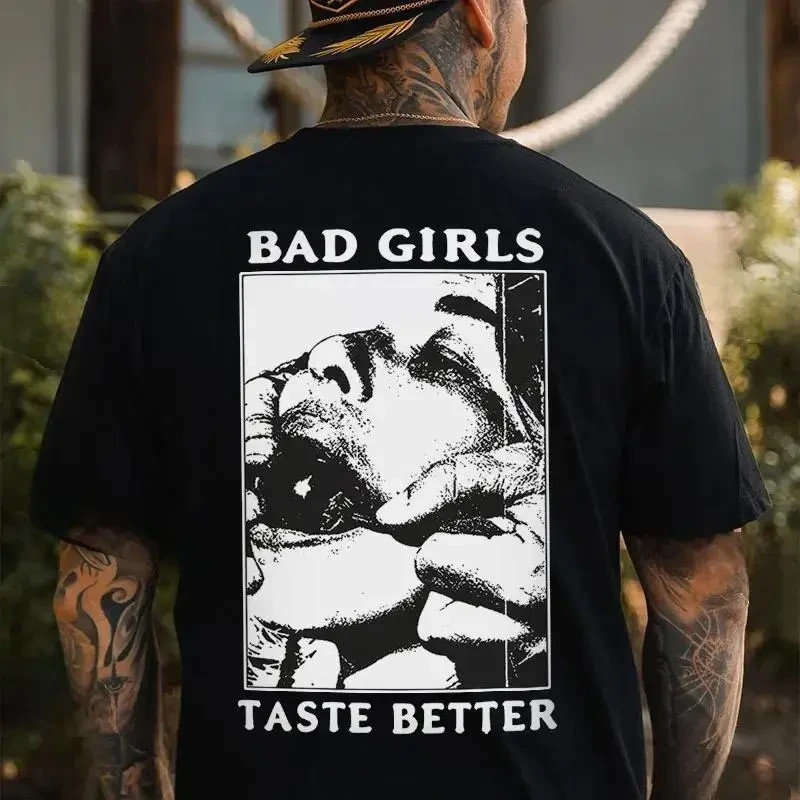 BAD GIRLS TASTE BETTER Ball Gag Lady T-shirt