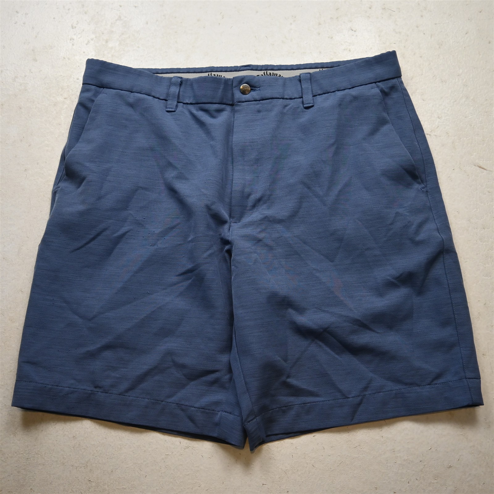 Callaway 36×8.75″ Blue Stretch Performance Golf Chino Mens Shorts