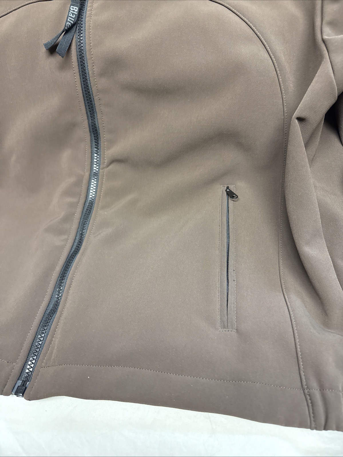 NWOT Blauer 4660 Softshell Fleece Jacket Mens Brown Large Regular Cut 2N11108
