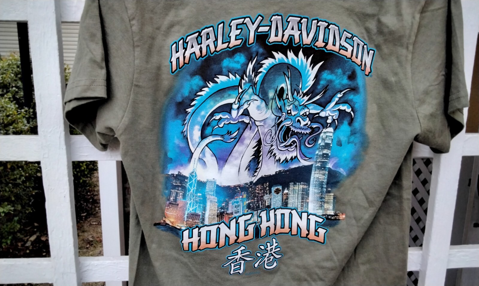 Vintage Harley Davidson Shirt Hong Kong Small? XS?
