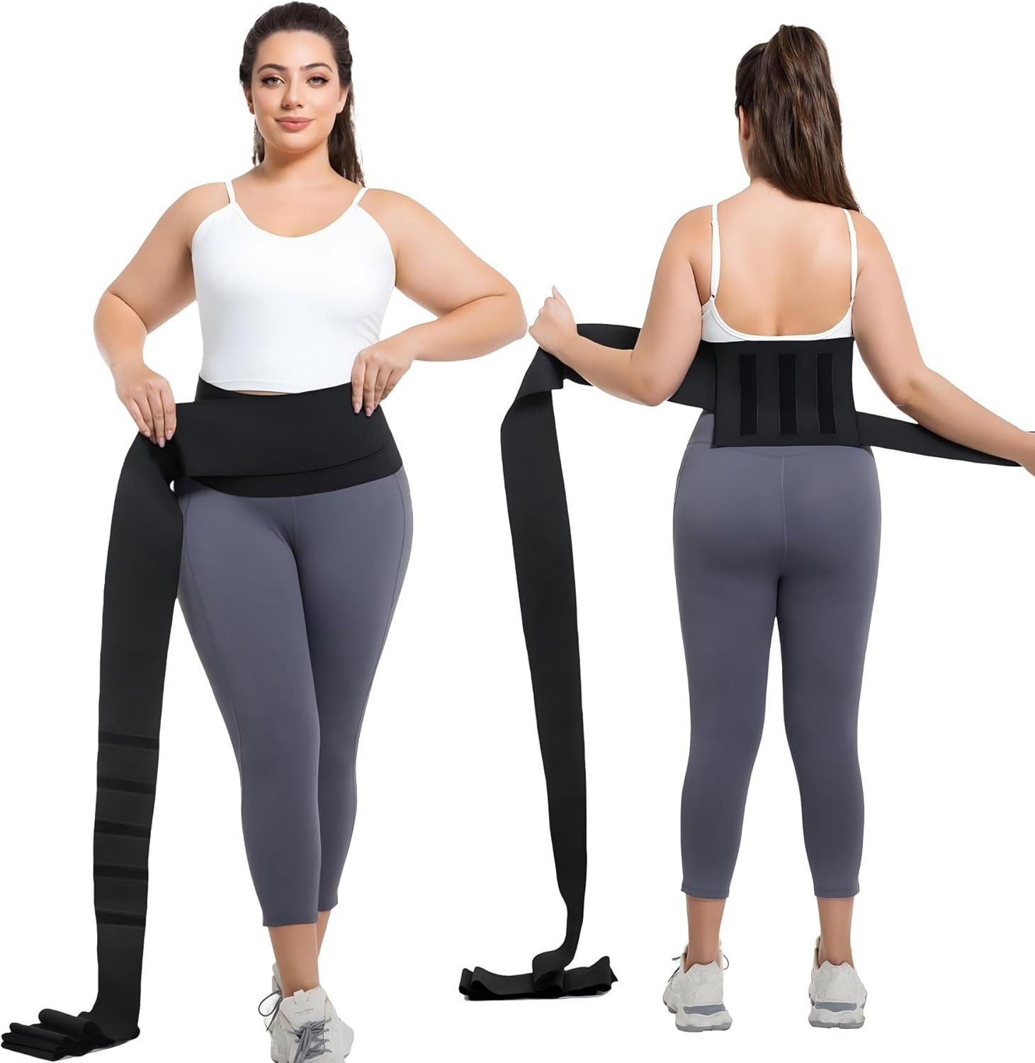 Waist Trainer for Women plus Size 2025 Upgrade Adjust Stomach Bandage Wrap Waist