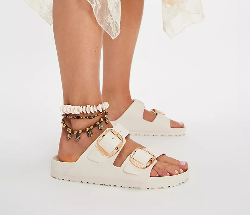NEW IN BOX! Birkenstock EVA Arizona Big Buckle Sandals Eggshell – Medium/Narrow
