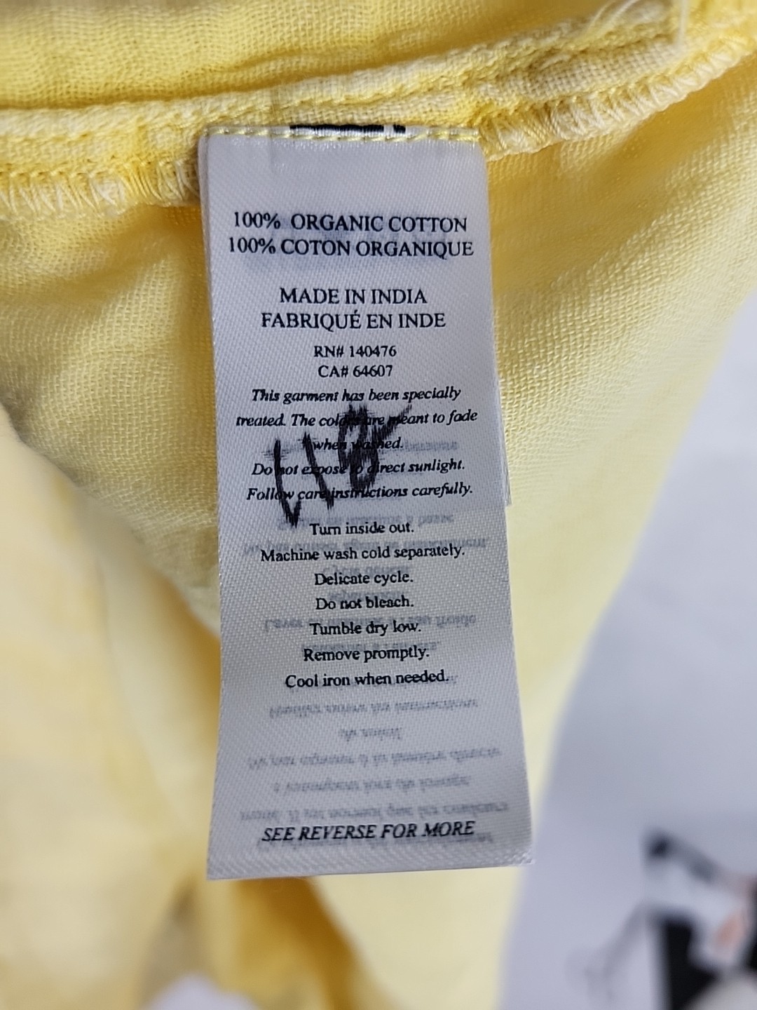 Faherty Dream Cotton Gauze Wren Top Sahara Sun Yellow Size Medium