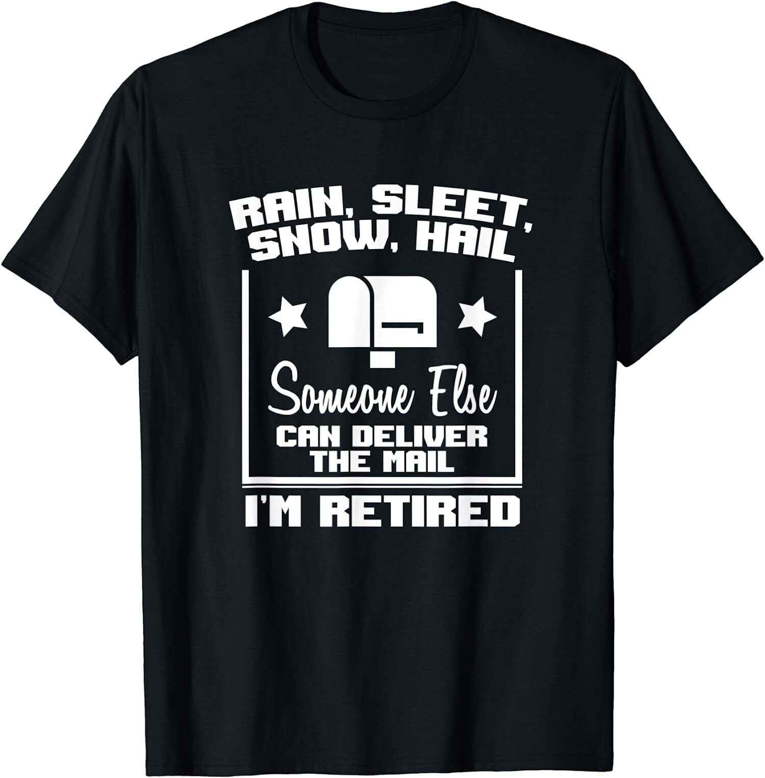 2025/New Limited Funny Retired Postal Worker Mailman Retirement Gift T-Shirt