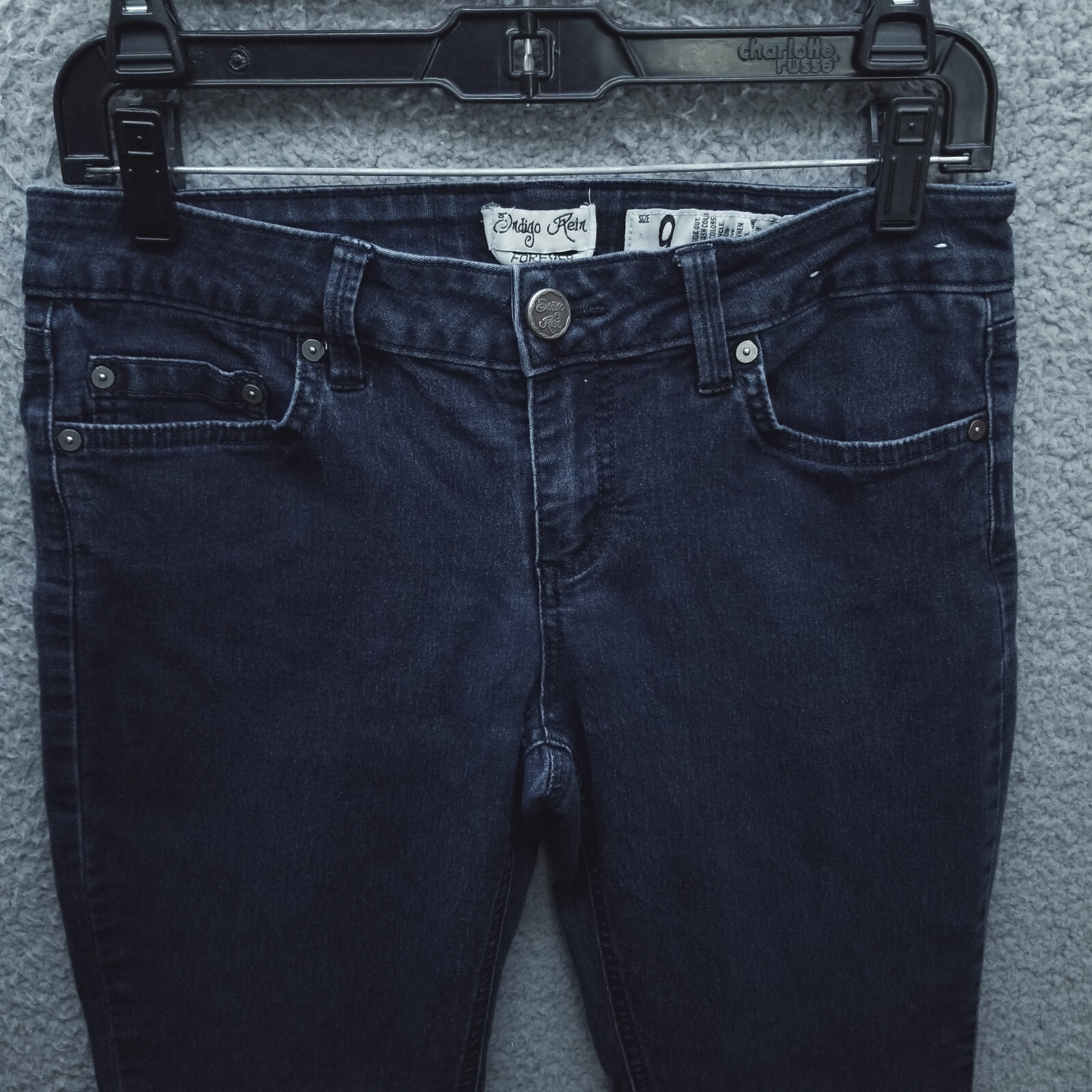 Indigo Rein Women’s 9 Forever Blue Cropped Jeans 31.25″ 20.75″ 8.25″