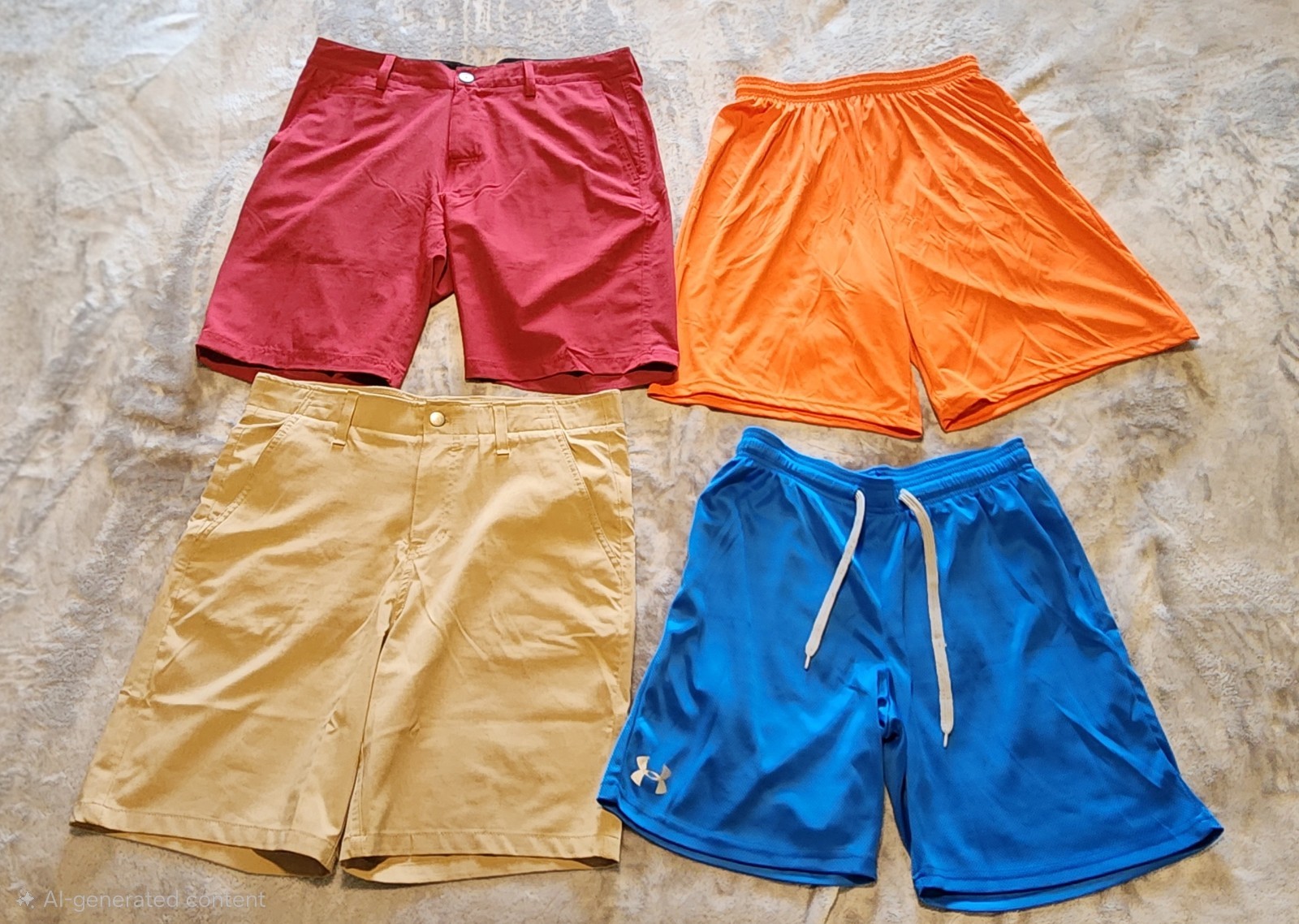 Men’s Shorts Medium (33 Waist): Lot Of Eleven (11). Various Colors.