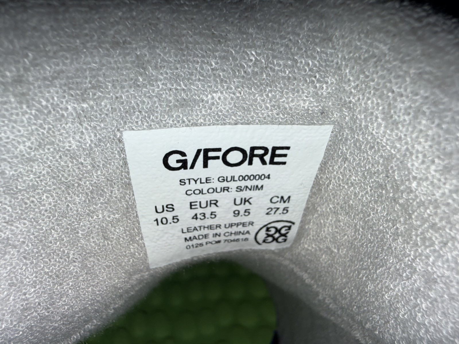 G/Fore G.112 Street Mens 10.5 Grey White Golf Hybrid Shoes GUL000004