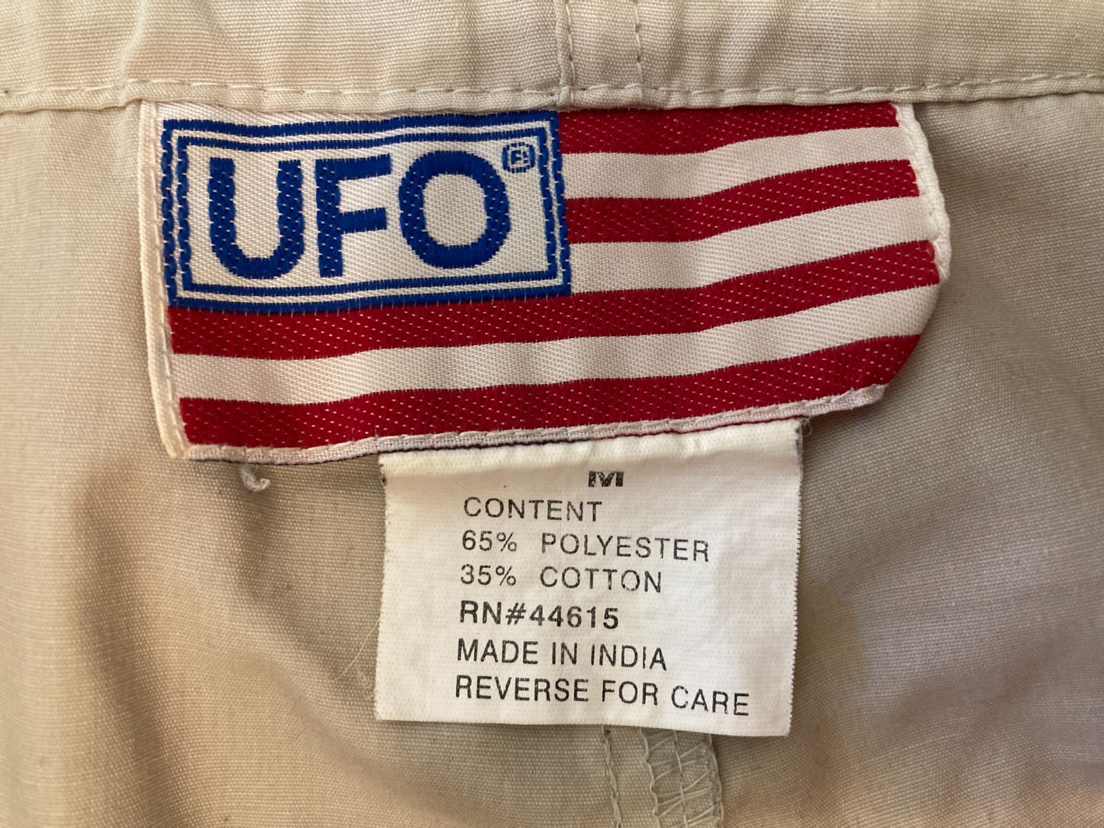 UFO Parachute Pants Light Blue Drawstring M Vintage 90s Cargo Y2K Rave Hip Hop