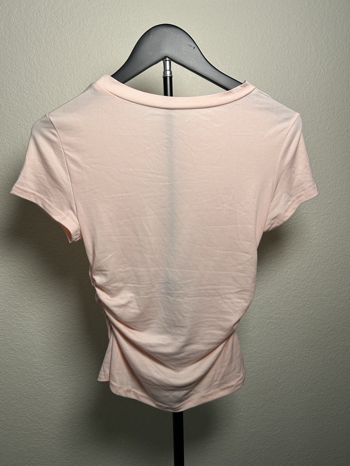 Pink Shirt With Cinched Sides – Extra Small