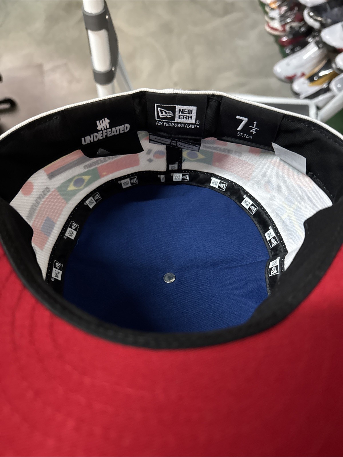 Pre-Owned undefeated X New Era Countries Cap Sz 1/4