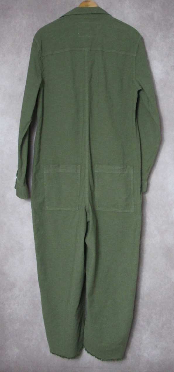 Frank & Eileen $488 Northern Ireland Italian Performance Linen Jumpsuit; L