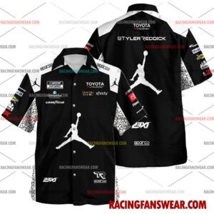 Tyler Reddick Nascar Racing 2026 Uniform Clothes Hawaiian Polo Shirts