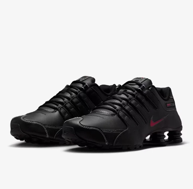 Nike Shox NZ Men’s Shoes Black White Varsity Red 378341 017