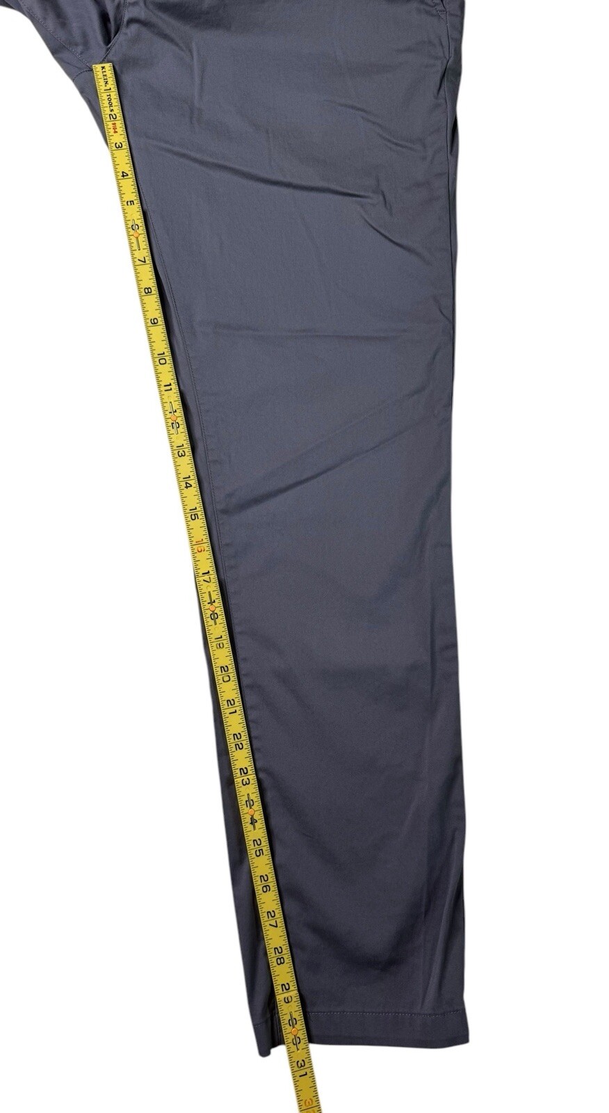 Mens Birddogs Stretch Khakis Stephen Jobs Unlined Graphite Gray Pants 34×34 -30″