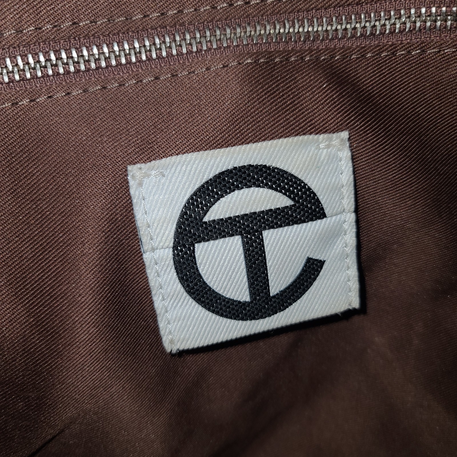 Telfar Medium Shopping Bag Chocolate Vegan Leather Unisex Tote Purse Logo