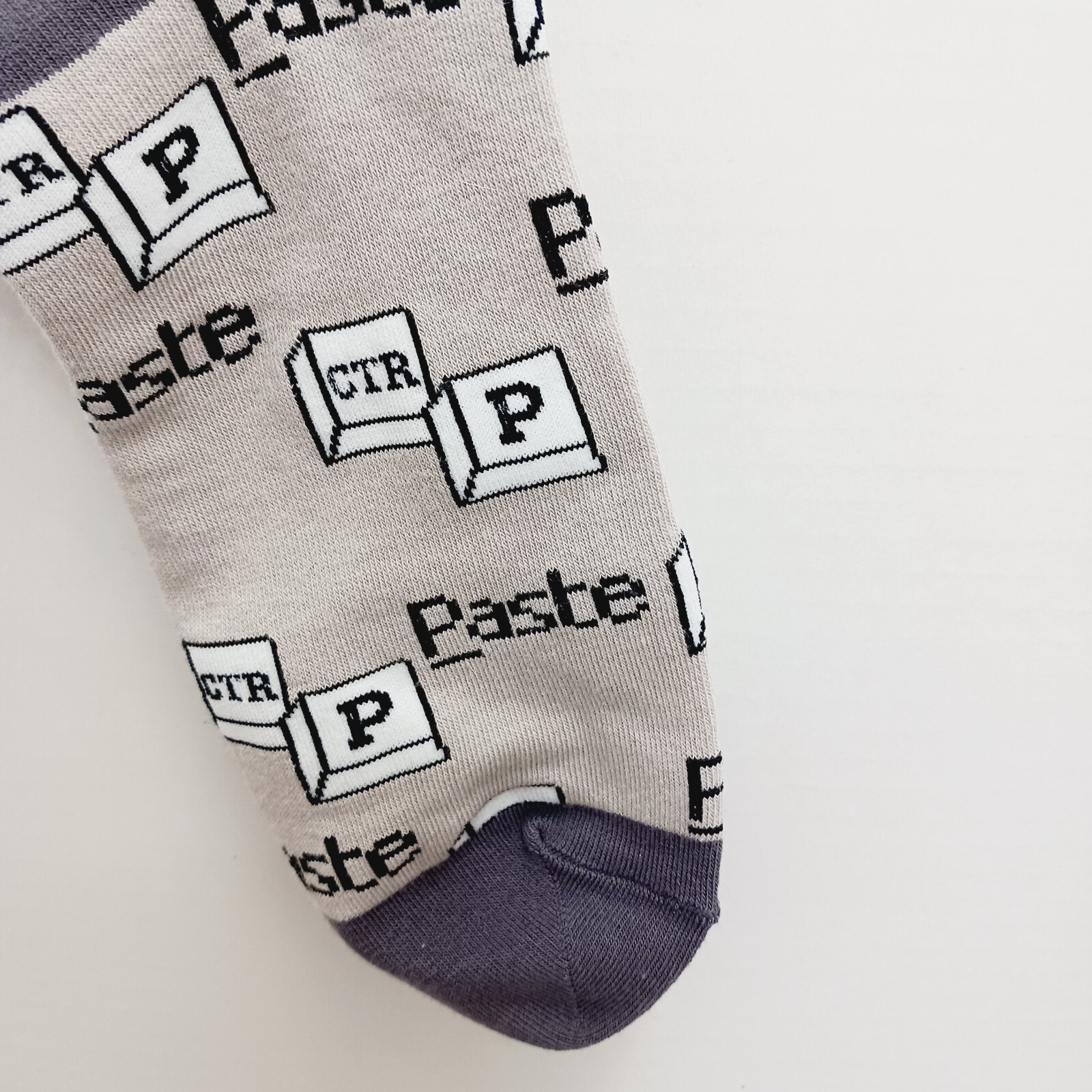 Yo Sox Socks Crew Men Women Control Paste Copy Computer Shortcuts Programmer NWT