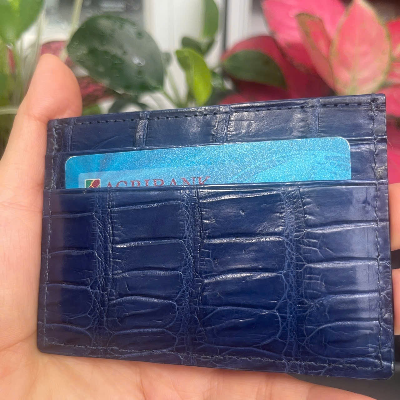 GENUINE LEATHER SKIN CREDIT CARD HOLDER/ WALLET CARD HOLDER FOR MEN