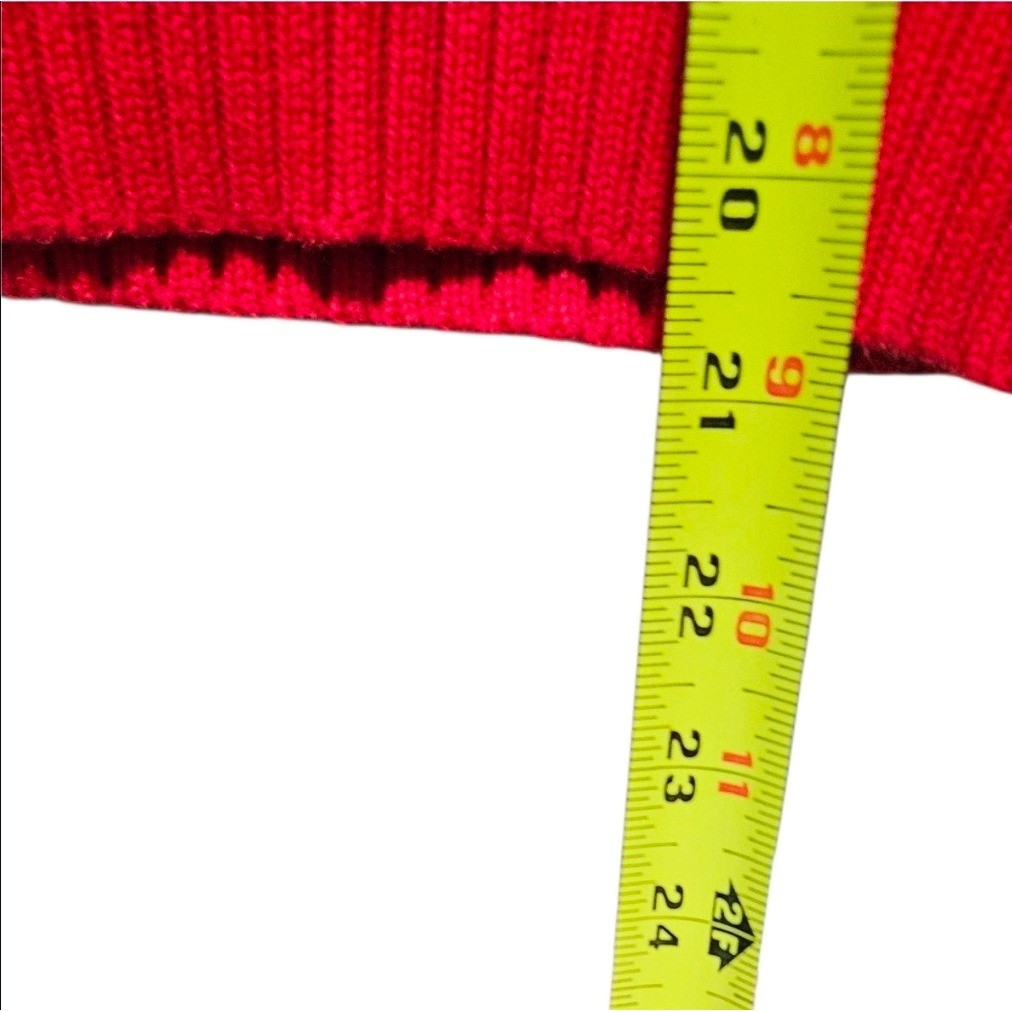 Ralph Lauren Sport Kids Red Cable Knit Sweater XL Embroidered Pony Old Money