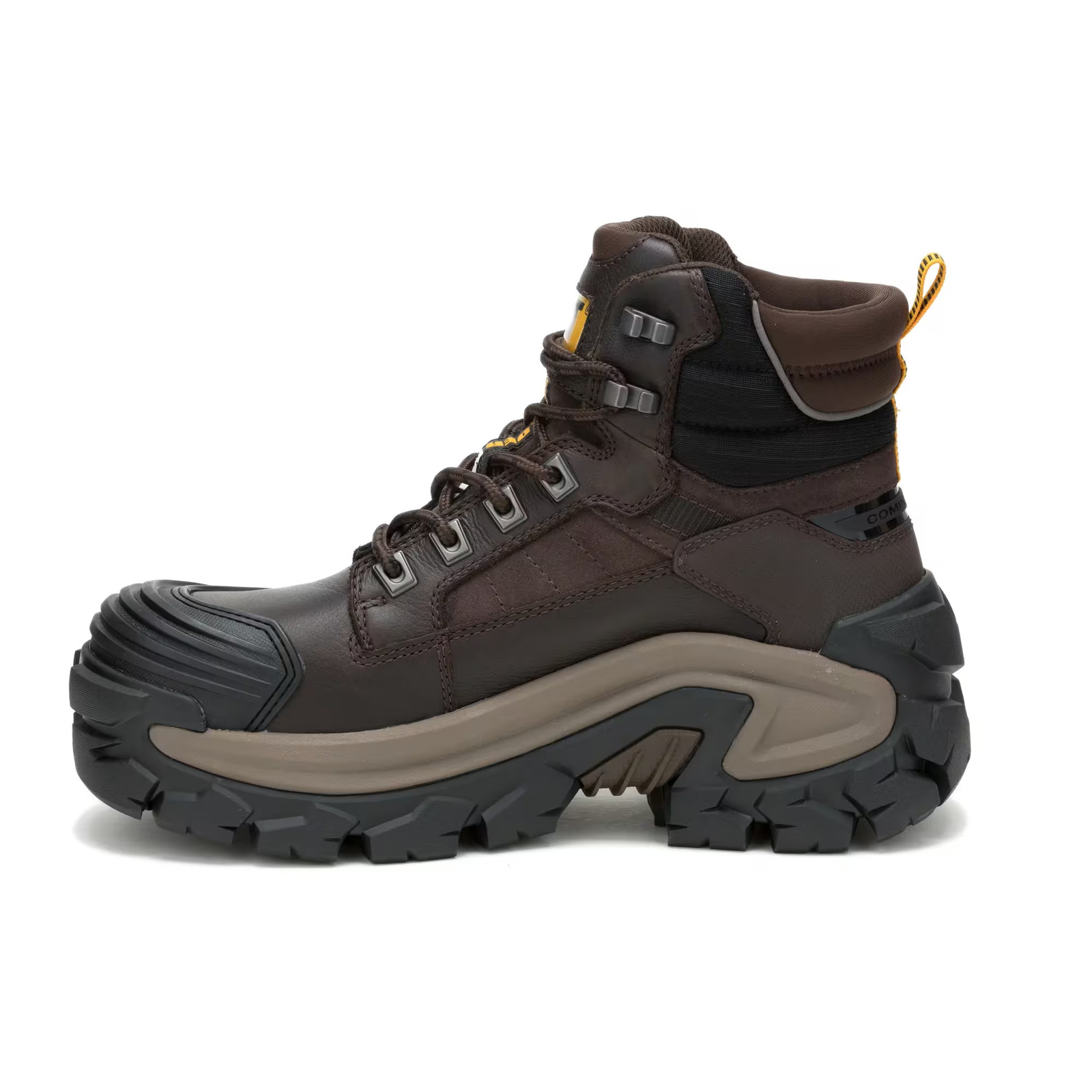 Caterpillar Men Invader Max Waterproof Composite Toe Work Boot Shoes