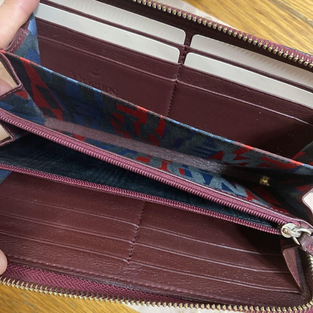 Vivienne Westwood Logo Mania Zip Around Long Wallet 19cm 7.5in japan used item