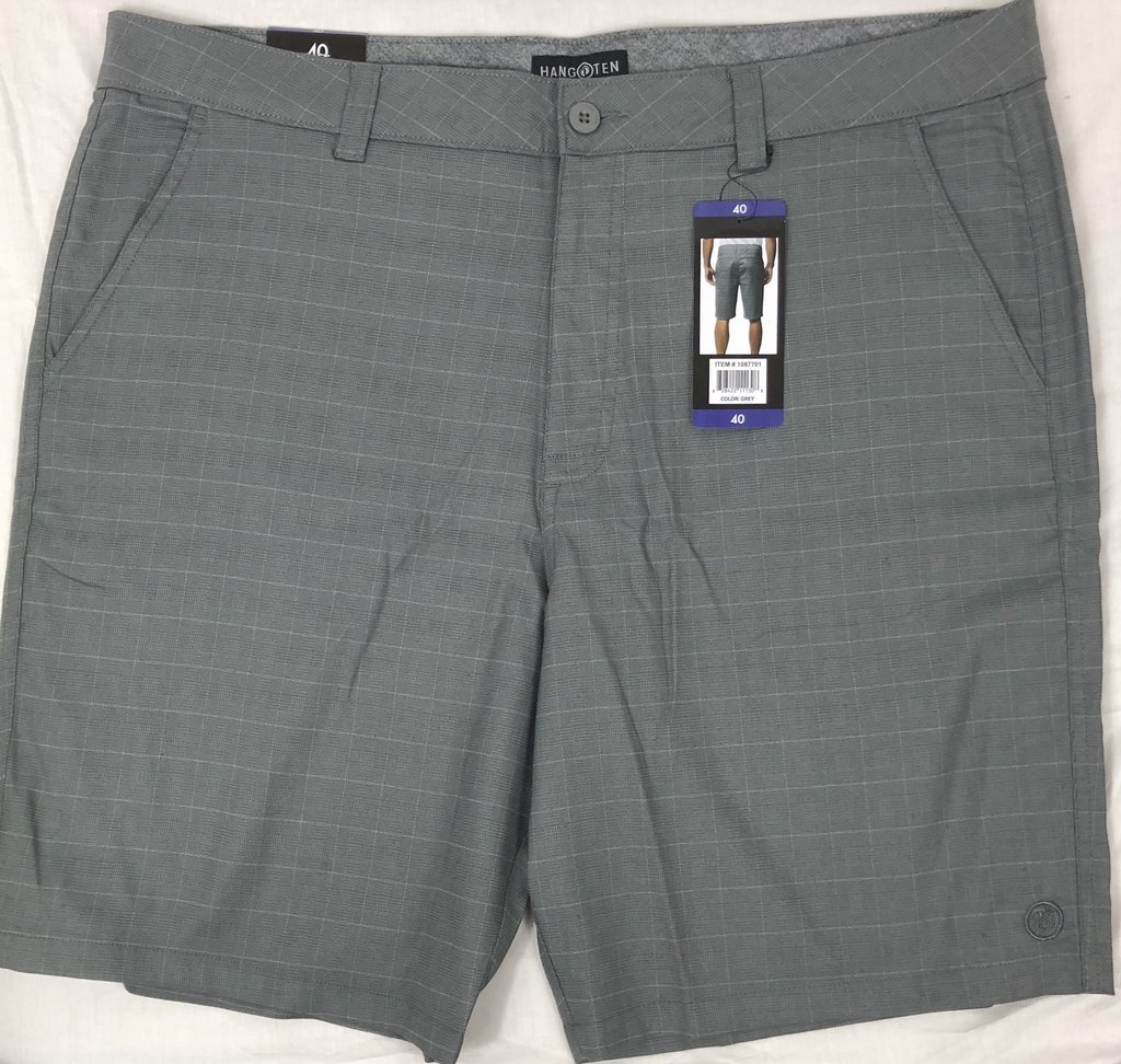 Hang Ten Men’s Flat Front Hybird Shorts