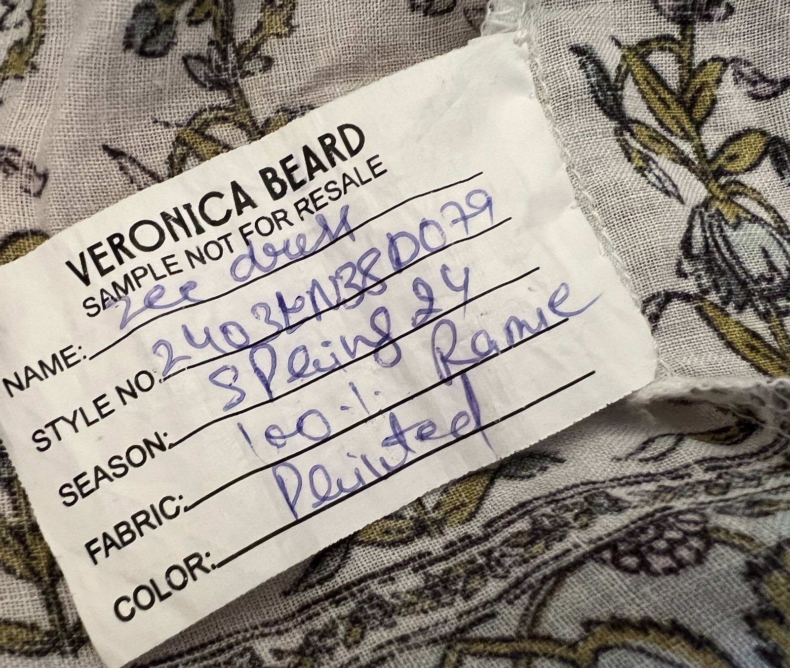 Veronica Beard Zee Printed Mini Dress In White/Multicolor Size 4 Sample