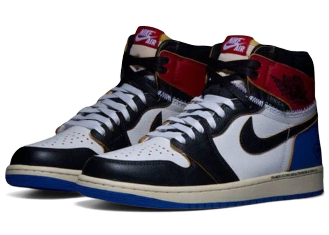 Jordan 1 Retro High OG SP Fragment x Union LA Varsity Red Sport Royal