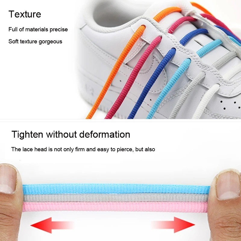 Oval Sneakers Shoe Laces Semicircle Sports Shoelaces Classic Round Adult