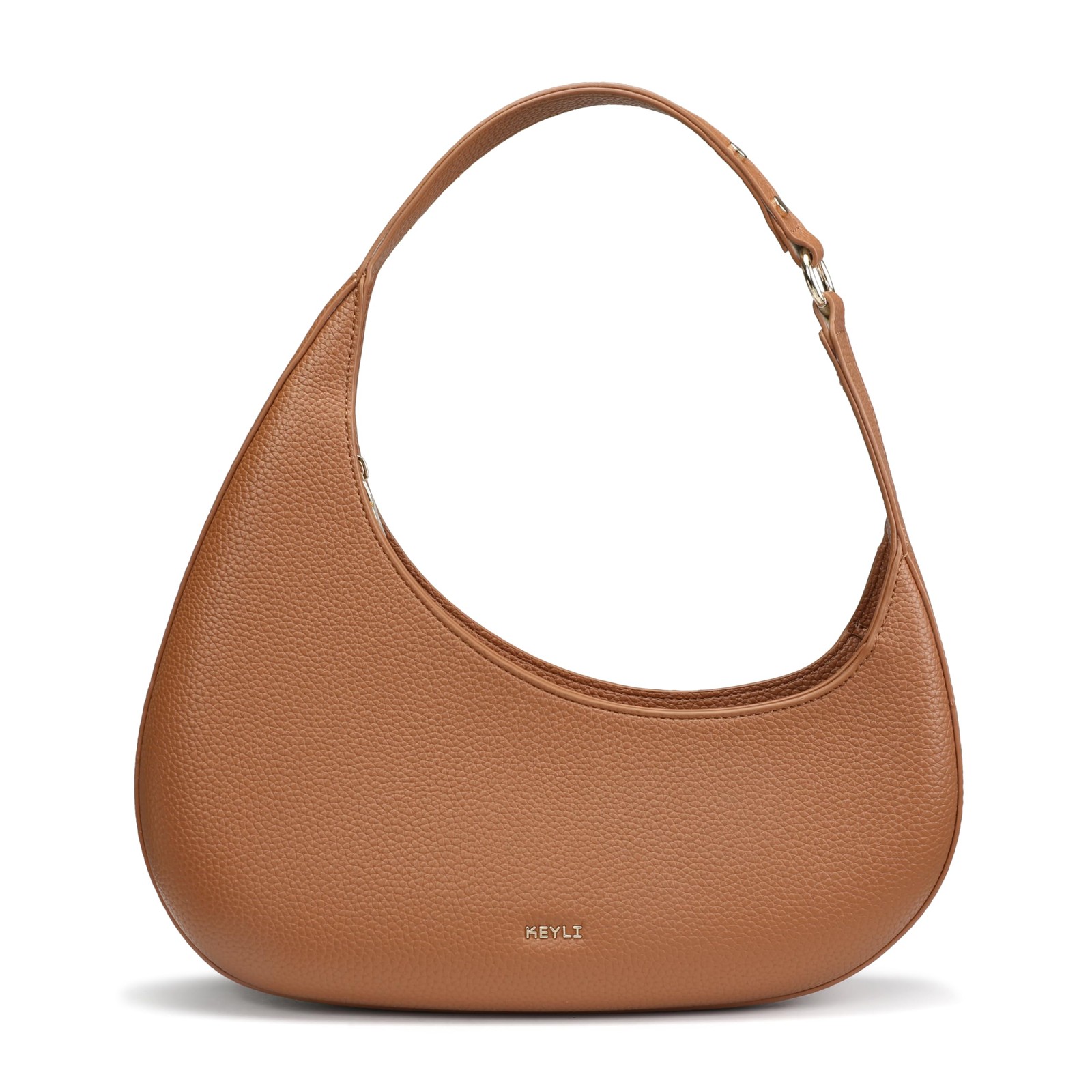 Keyli Shoulder Bag Polene Bags for Women 11.8 x 10.6 x 2.5 inches, Brown