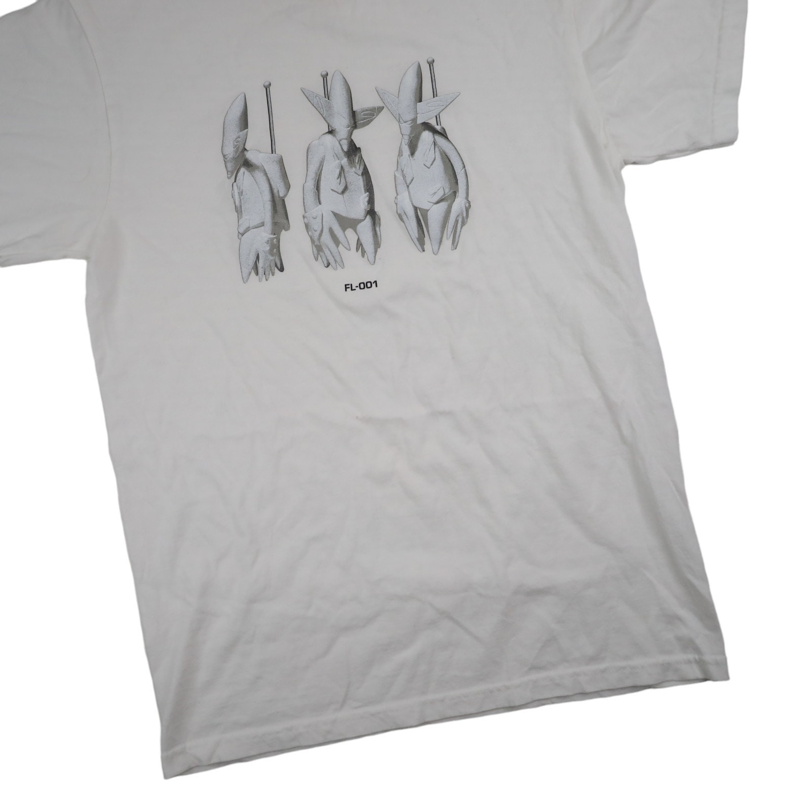 Futura Laboratories FL-001 Mens Small Graphic T Shirt White