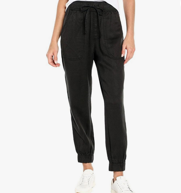 New Orvis Women’s Midweight Relaxed Fit Tencel Jogger Black Green Blue XL XXL