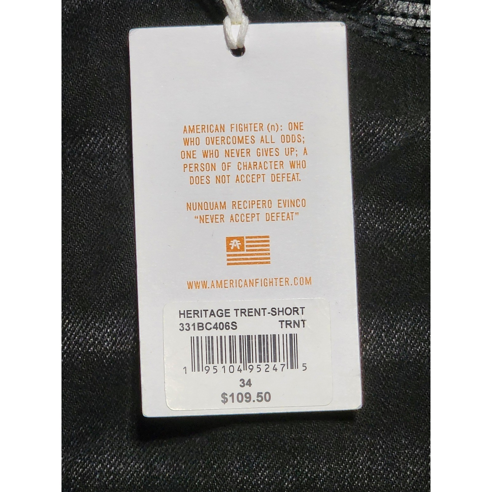 American Fighter Heritage Trent Bootcut Jeans 34×30 Black