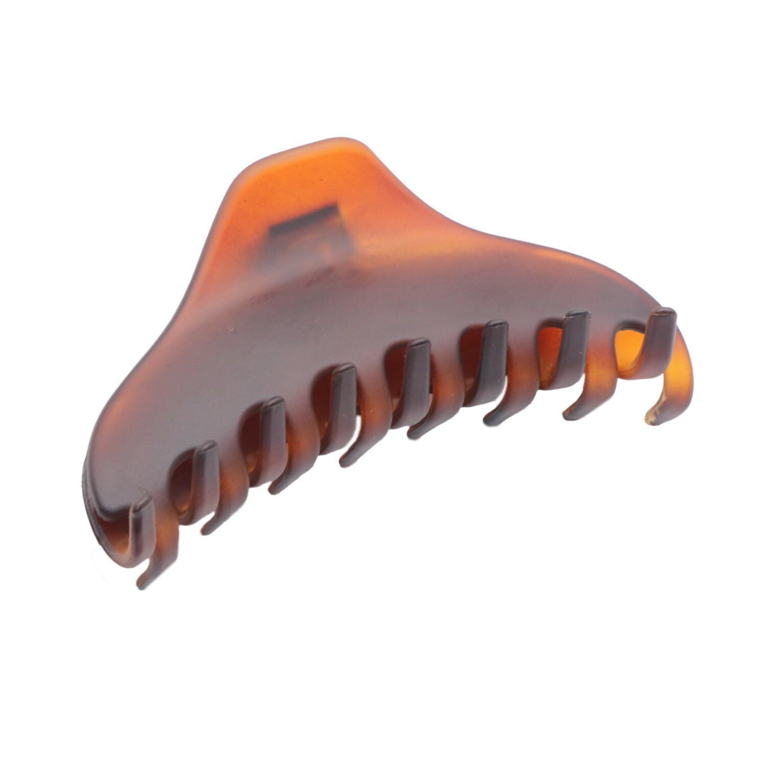 Parcelona French Boss Thin 3 1/2″ Medium Celluloid Jaw Hair Claw for Women