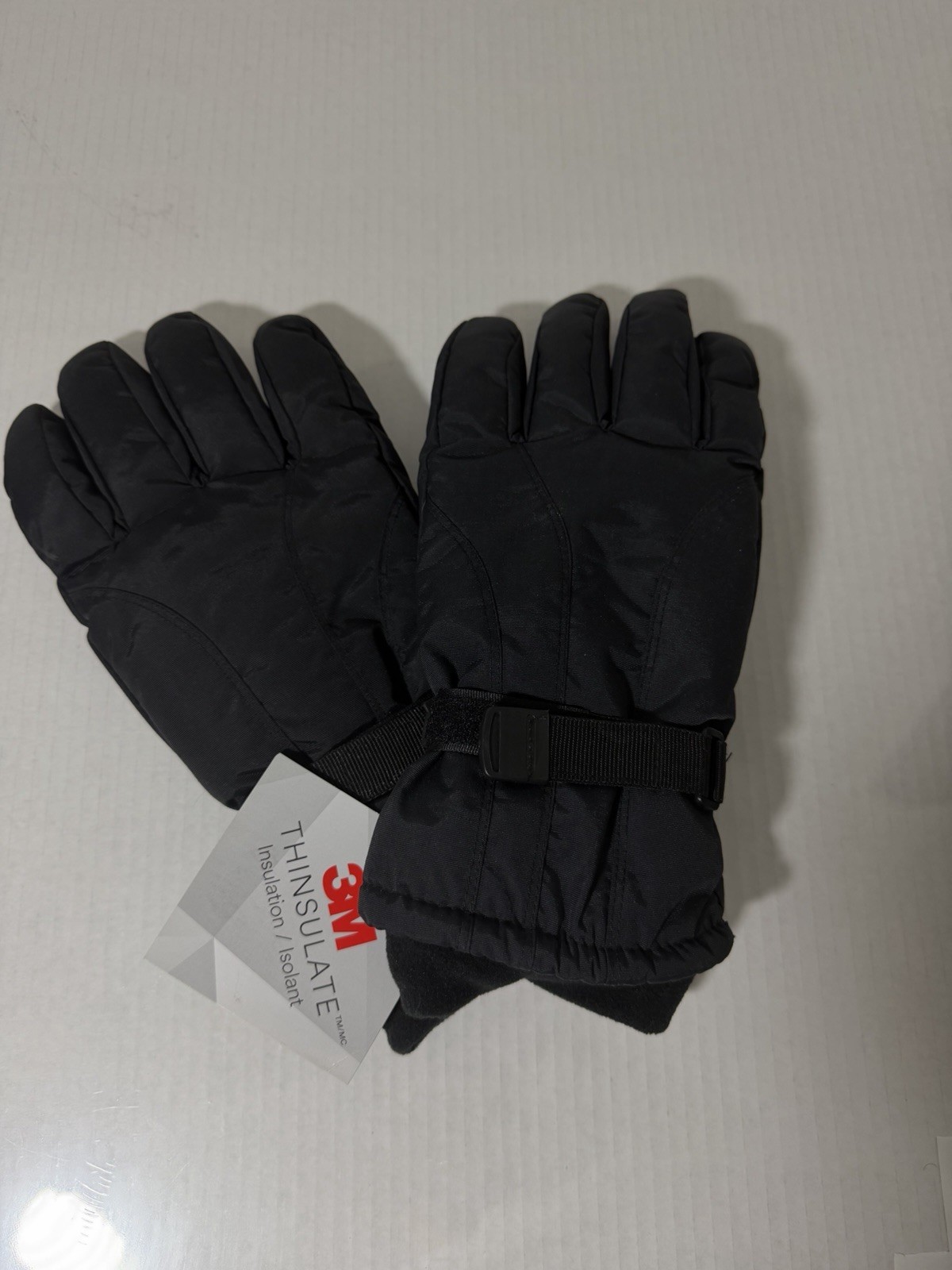 Thinsulate 3m Gloves Size Medium/Large Black Thermal Insulation