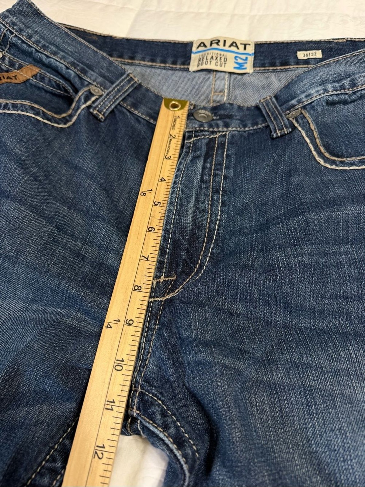 Ariat M2 Traditional Relaxed Boot Cut Jeans Mens 36×32 Cassidy Western Cowboy