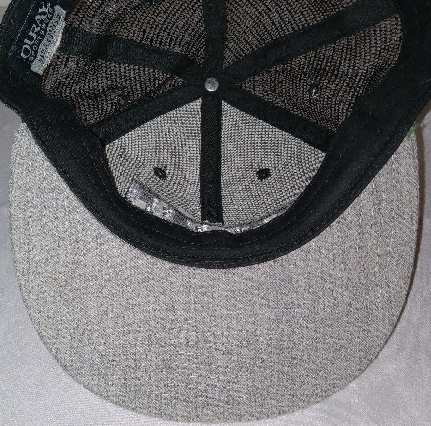 Aruba Hat Cap Snapback Black Gray Mile High 5280 Flat Brim Embroidered Mens