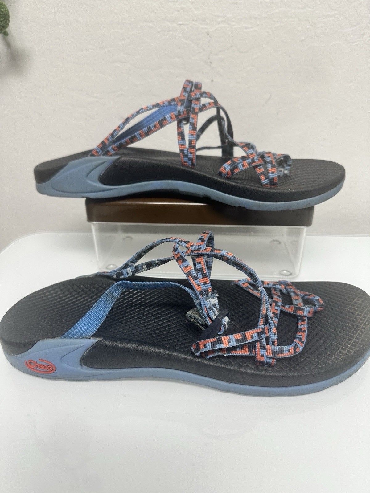 Womens Chaco Zong X Ecotread Strappy Hiking Comfort Slide Sandals Size 11 M